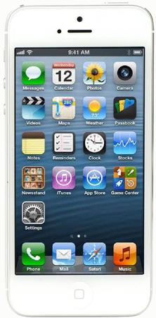 Смартфон Apple iPhone 5 32Gb White & Silver - Лобня
