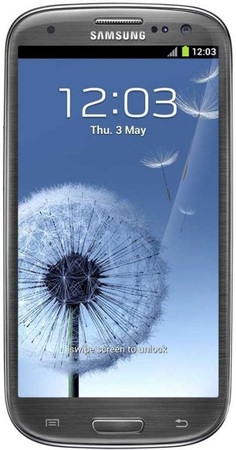 Смартфон Samsung Galaxy S3 GT-I9300 16Gb Titanium grey - Лобня